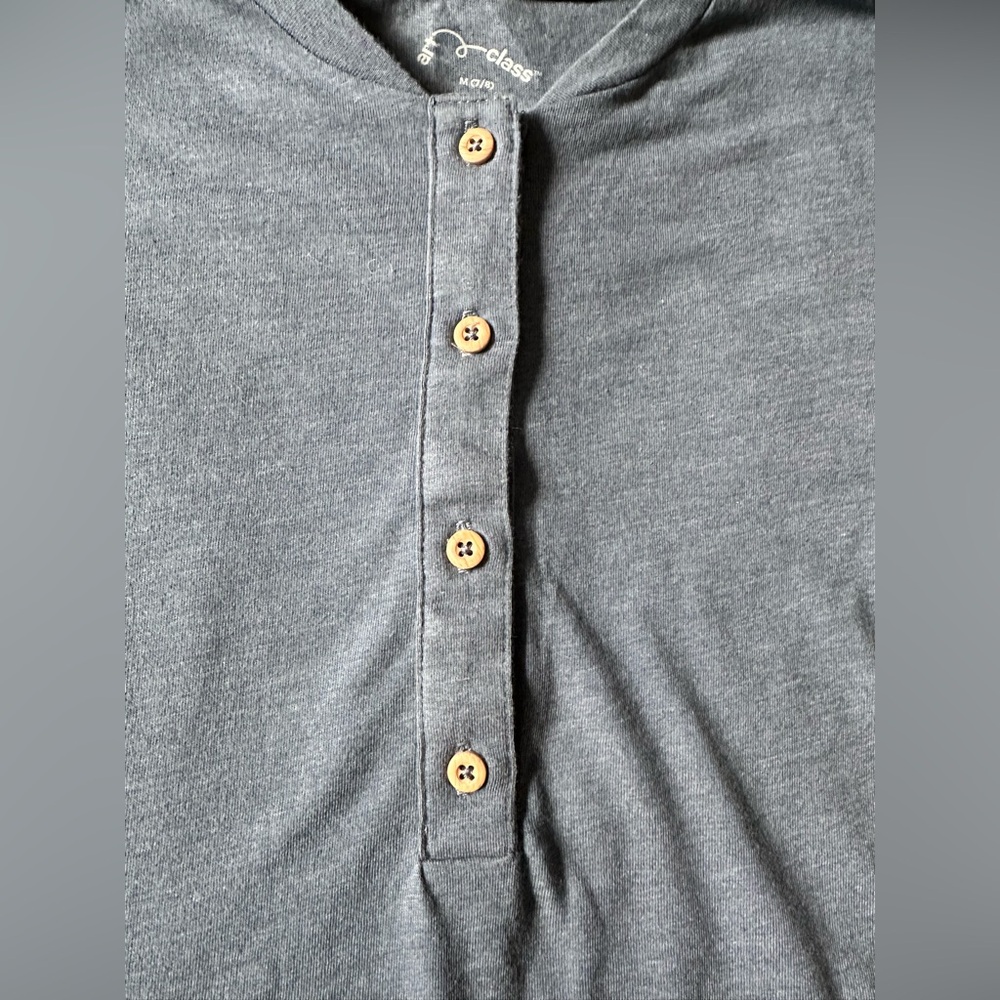 Art Class Henley Long Sleeve Top - Picture 8 of 10